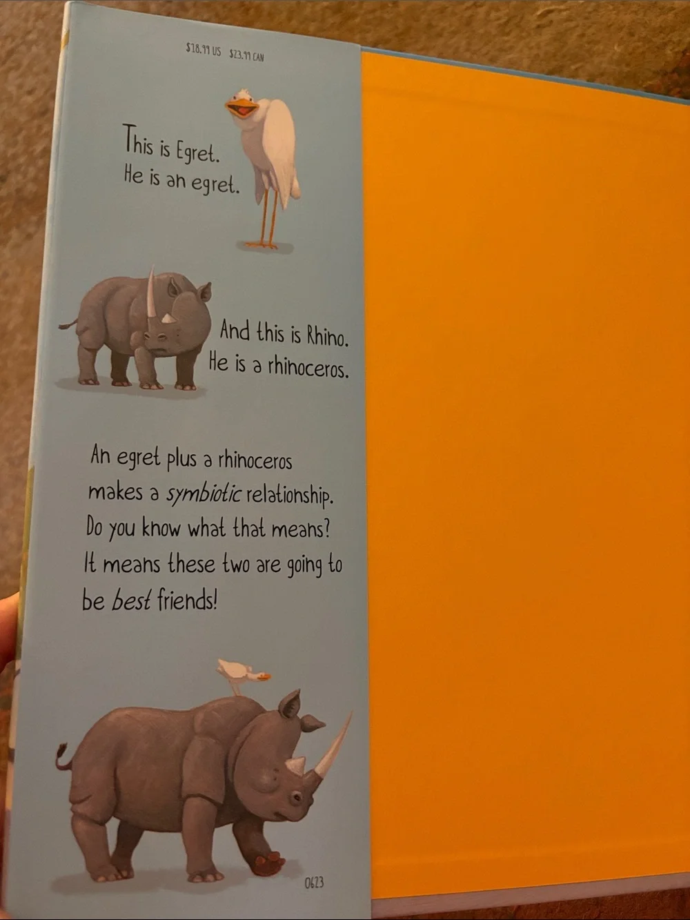 Scholastic Blue Children's Picture Book Duo - Penguin & Rhino Covers